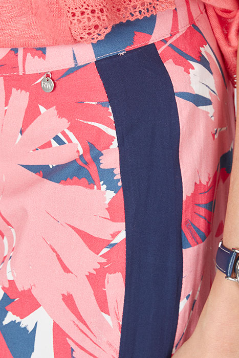 WIDE COTTON PANTS PINK 5