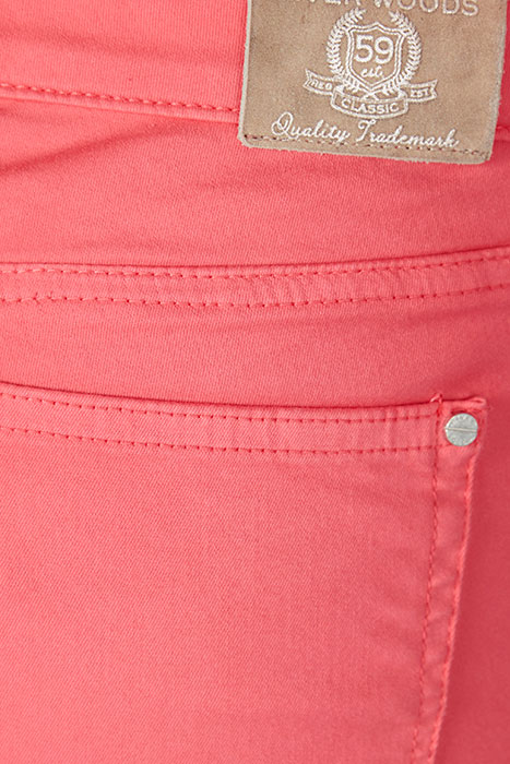 FITTED PANTS WITH EMBROIDERY PINK 4