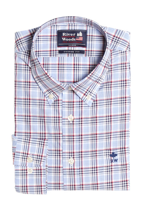 CUSTOM FIT WALLSTREET SHIRT D MULTI 1