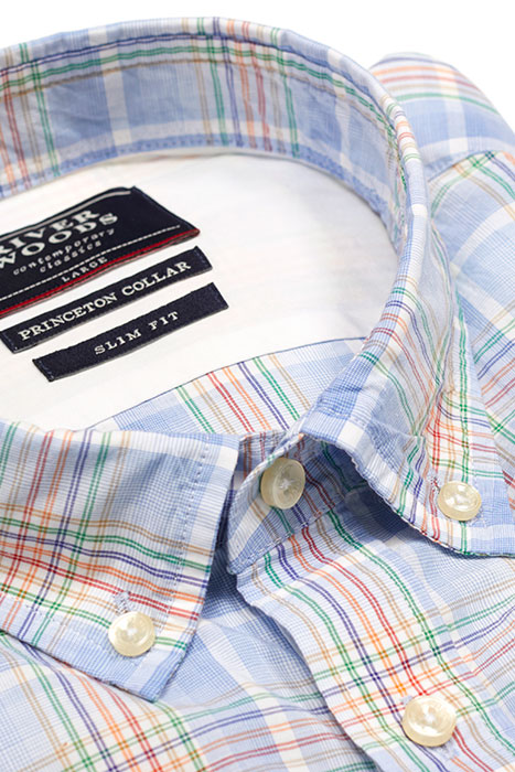 SLIM FIT PRINCETON SHIRT MULTI 3