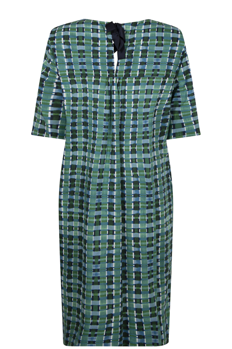 BOW TIED BACK DRESS GREEN 2