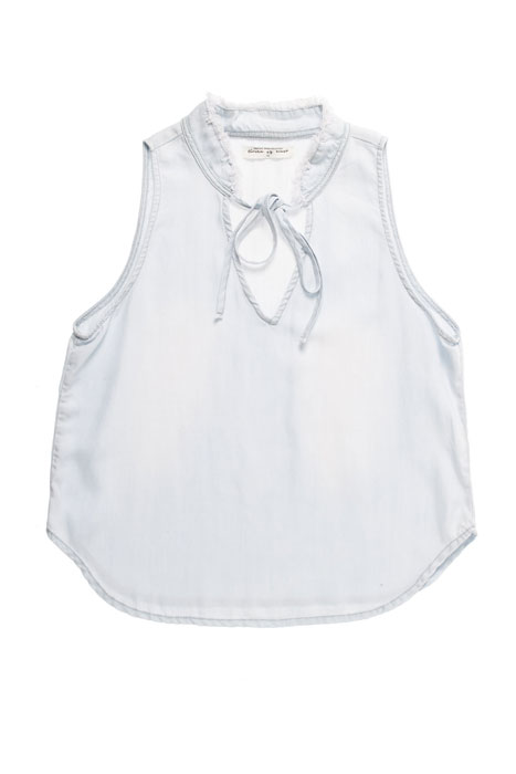 GIRLS SIL TOP STYLISH BLUE 1