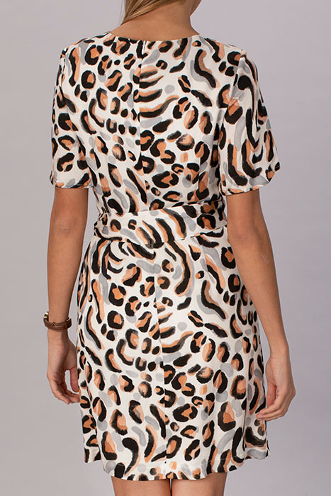 BOW DETAIL DRESS MULTI 5