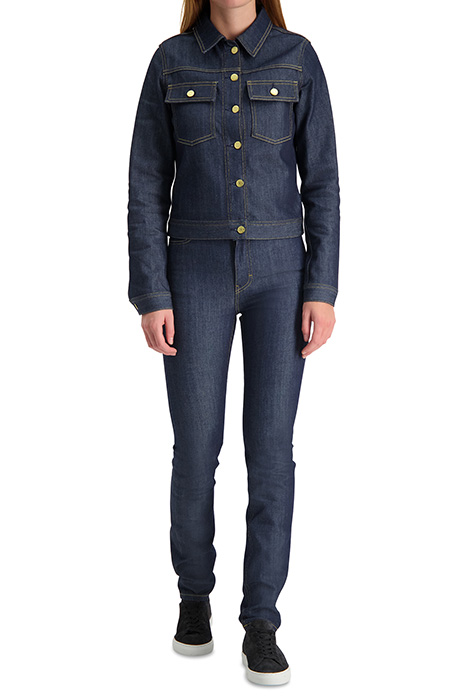 SUZY RAW DENIM JACKET DARK BLUE 3
