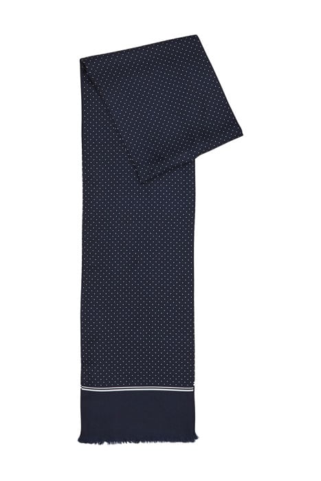 NEPTUNE-POLKA DOT SCARF NAVY 2
