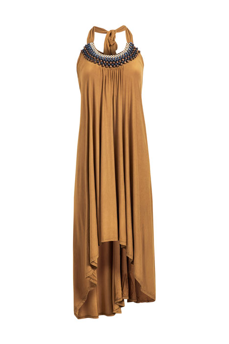 ELUANA DRESS OCRE 1