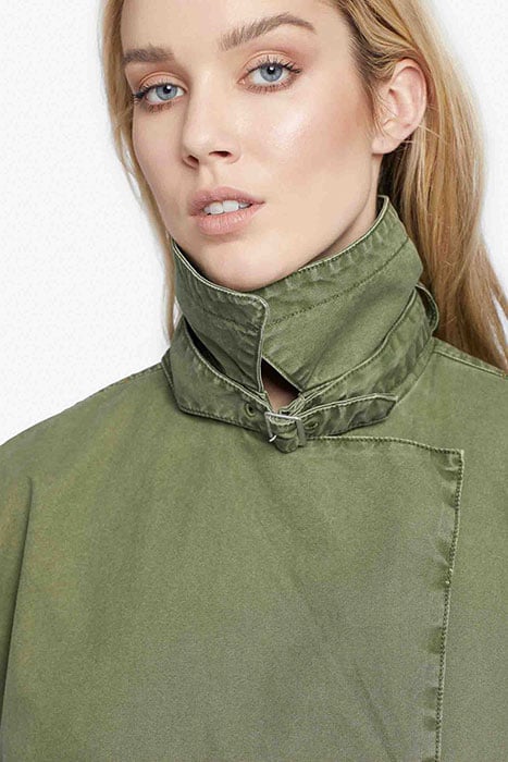 LUCILLE COAT LIGHT OLIVE 9