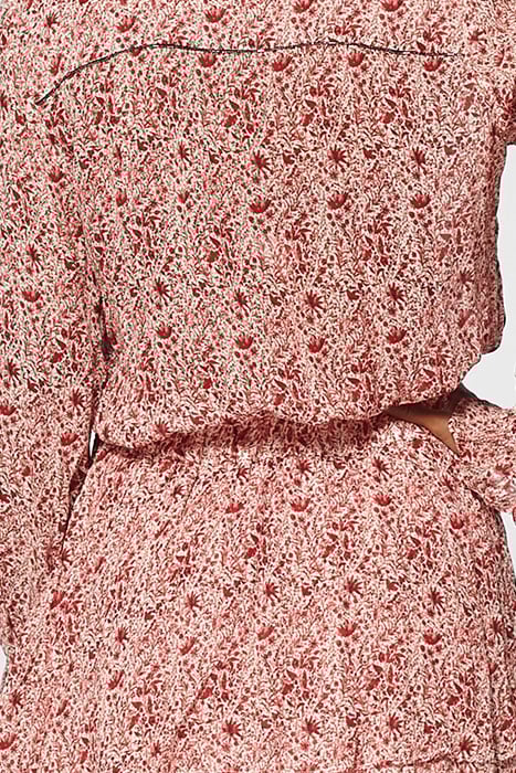 GABY DRESS LONGSLEEVE RED TREE 5