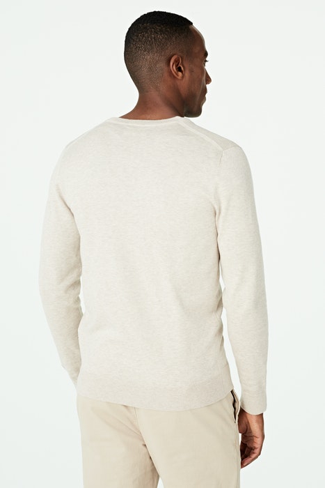 COTTON SILK BUTTON CARDIGAN SEASHELL 10