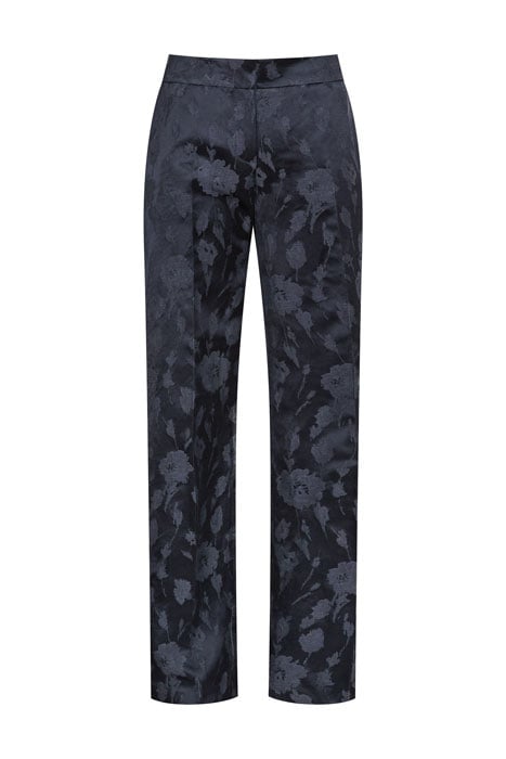 PEONY TROUSER-JACQUARD TR NAVY 1
