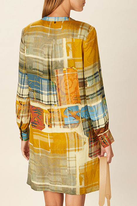 DRESS WITH BIG CUFFS MIX I 3