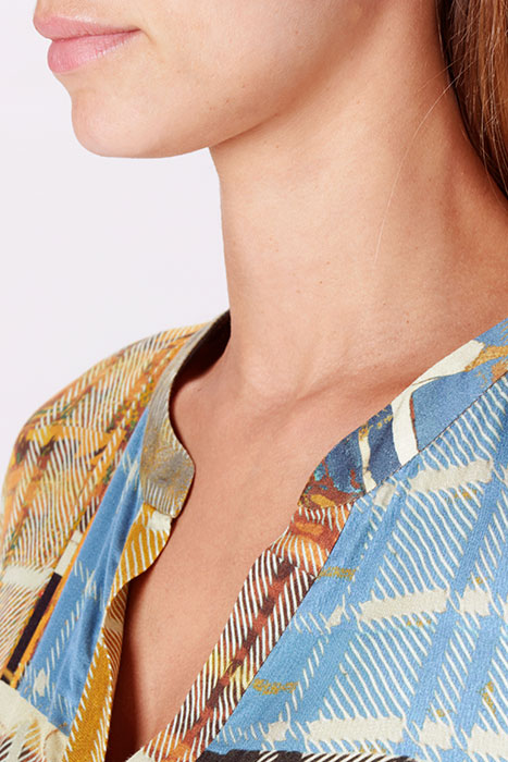 DRESS WITH BIG CUFFS MIX I 7