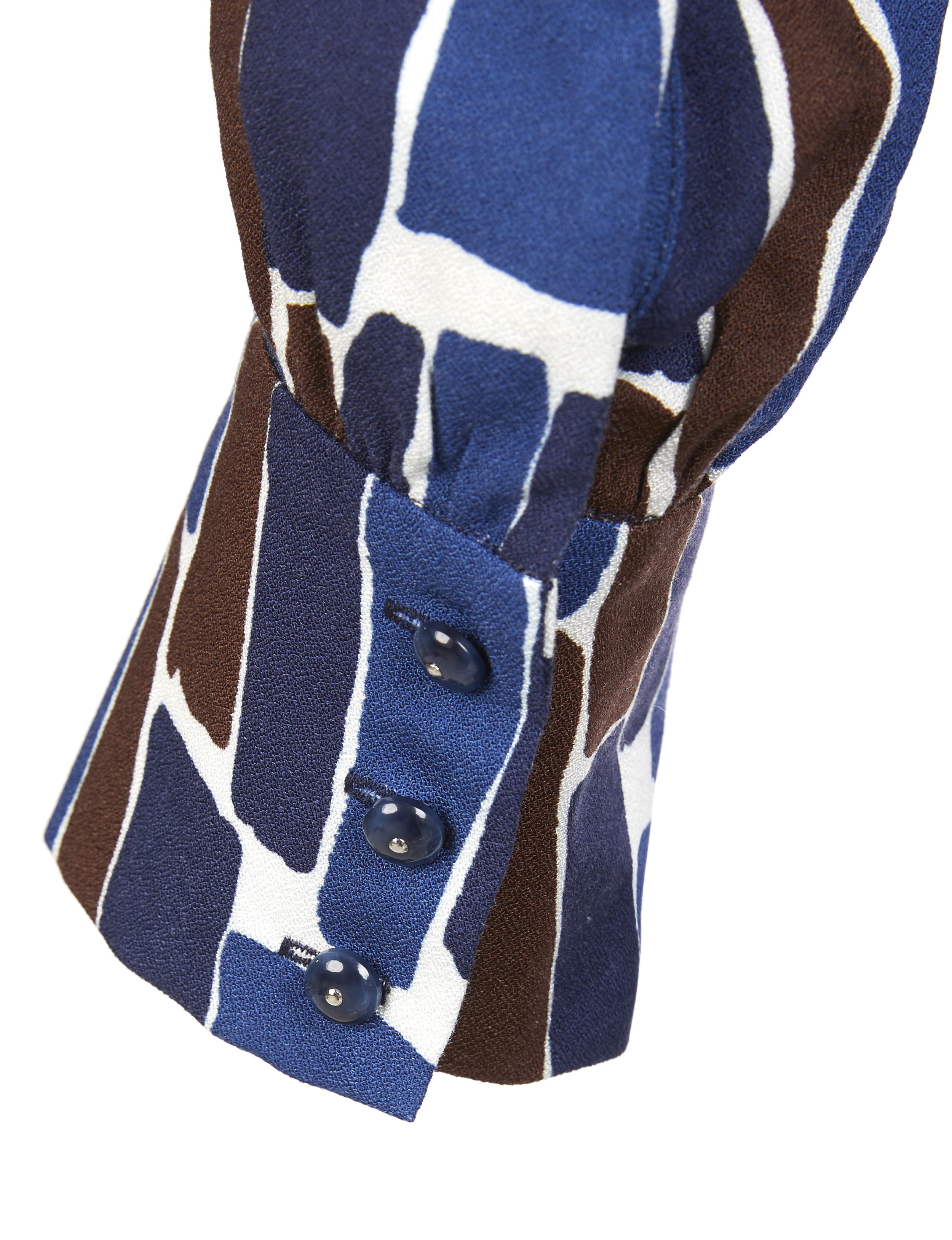 DRESS WITH BIG CUFFS BLUE 3