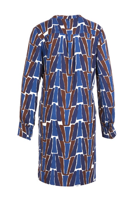 DRESS WITH BIG CUFFS BLUE 2