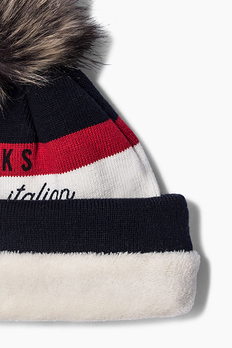 BONNET POMPON NAVY 2