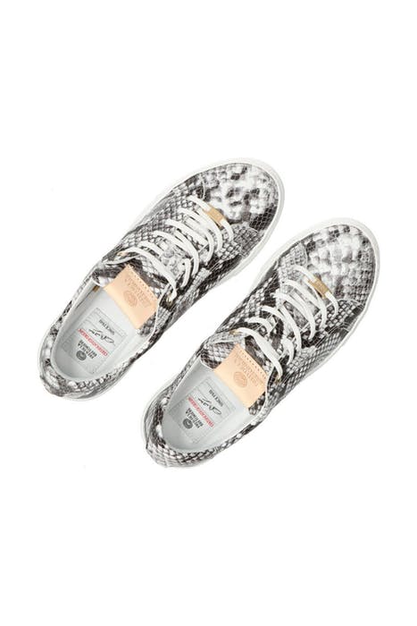 SNEAKER SNAKE PRINTED LEATHER OFF WHITE 3
