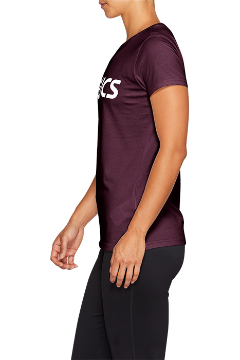 SPORT LOGO TEE ROSELLE/BRILLIANT WHITE 3