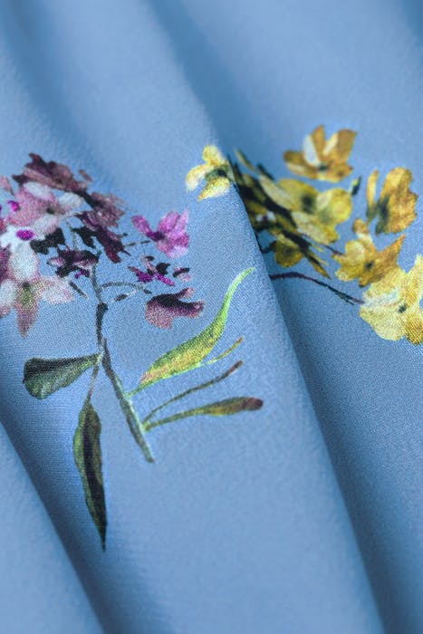 MATERNITY SMOCK BLOUSE HORIZON BLUE 2