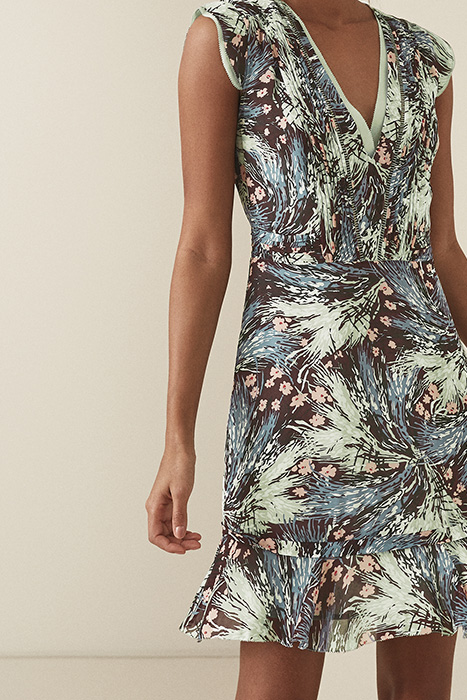 BERTIE-GRASS PRINT FLIPPY GREEN/BLACK BOTTLE GREEN 4