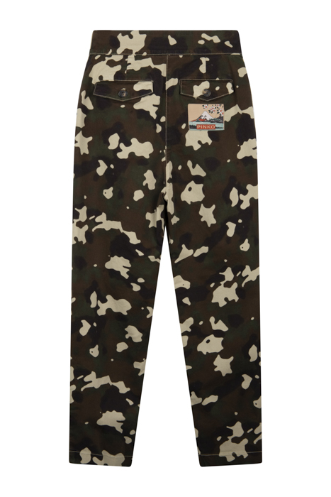 QUIQUOQUA PANTALONE DRILL ST. MULTICOLOUR: GREEN/BROWN 2