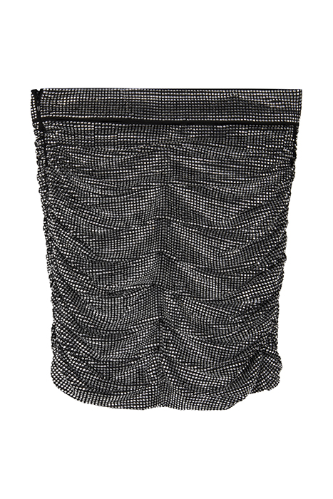 BEL GONNA TULLE FULL STRASS BLACK/CRYSTAL 2