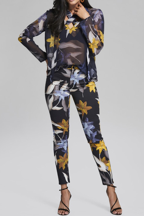 MARCIANO BY GUESS LILY LOVE TOP LILY LOVE PRINT 3