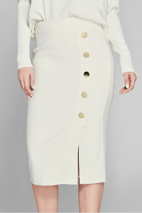 JANE PENCIL SKIRT FROSTED WHITE 1