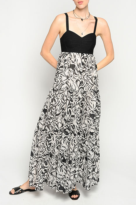 CRUDELIA ABITO MUSSOLA ST. GIA IVORY/BLACK 3