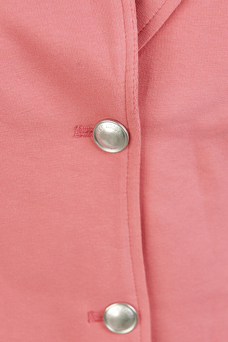 FLEECE BLAZER APPLIED POCKET PINK 4