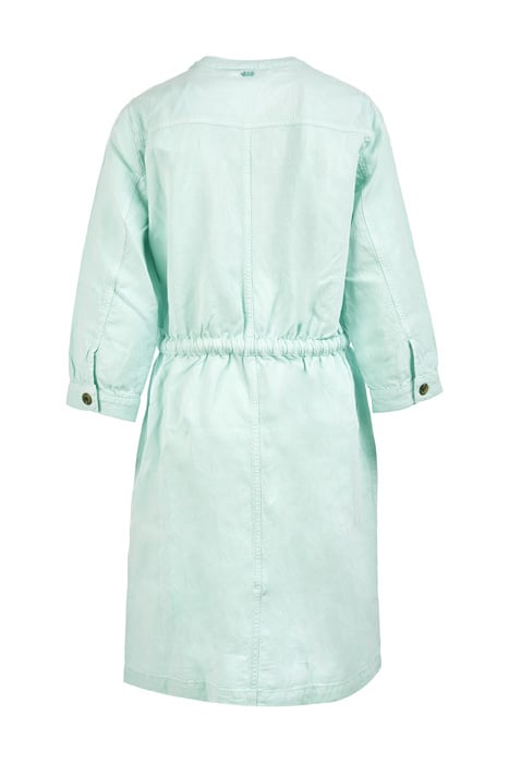DRESS WITH FANCY BELT BLUE 2