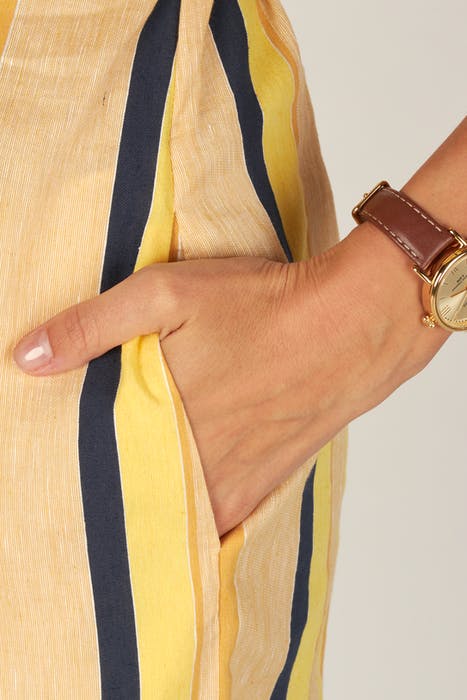 DRESS CHESTPKT FLAP YELLOW 7