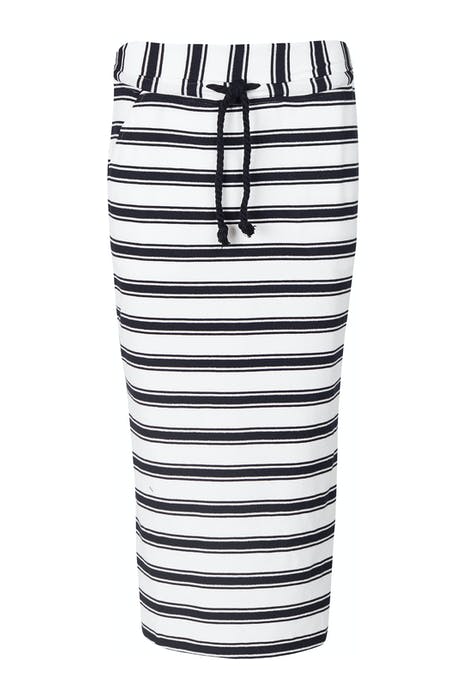 River Woods Skirt Striped Blue Maat: XS | Midi Rokken Outlet | Dames | Blauw