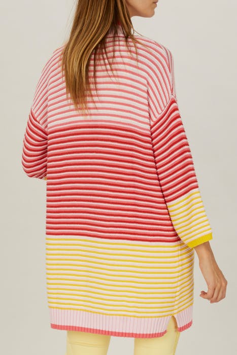 CARDIGAN MULTICOL SHSL PINK 5
