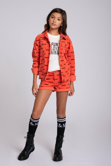 CORI SHORTS CORAL RED 3