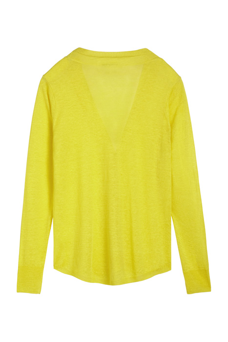 CARDIGAN LONG SLEEVES BLAZING YELLOW 5