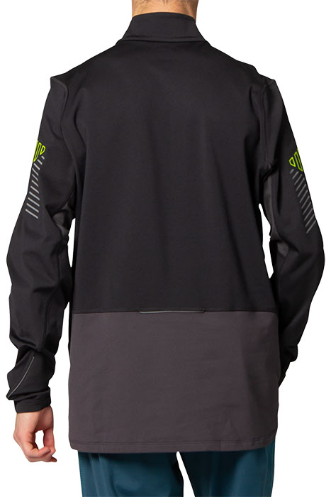 LITE-SHOW WINTER 1/2 ZIP TOP PERFORMANCE BLACK/GRAPHITE GREY 2