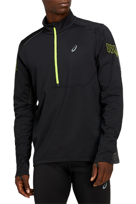 LITE-SHOW WINTER 1/2 ZIP TOP PERFORMANCE BLACK/GRAPHITE GREY 3
