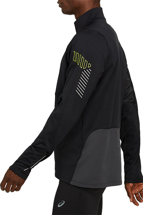 LITE-SHOW WINTER 1/2 ZIP TOP PERFORMANCE BLACK/GRAPHITE GREY 6