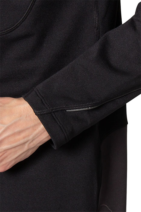 LITE-SHOW WINTER 1/2 ZIP TOP PERFORMANCE BLACK/GRAPHITE GREY 11