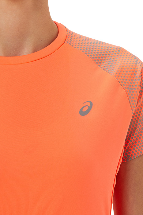 SPORT RFLC SS TOPS FLASH CORAL/SILVER REFELECTIVE 5