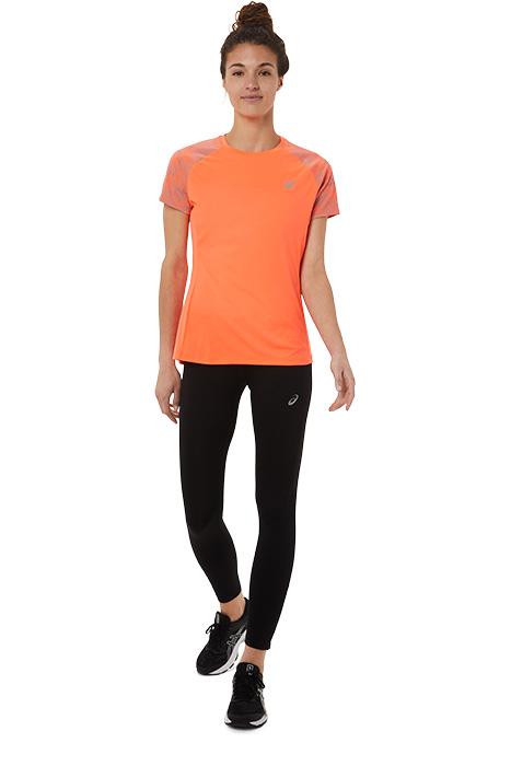 SPORT RFLC SS TOPS FLASH CORAL/SILVER REFELECTIVE 4