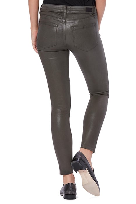 VERDUGO ANKLE RAW HEM CHIVE LUXE COATING 4