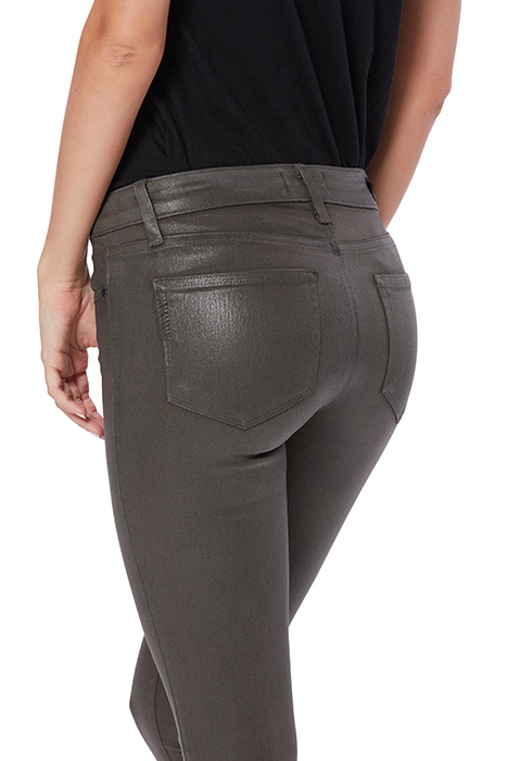 VERDUGO ANKLE RAW HEM CHIVE LUXE COATING 5