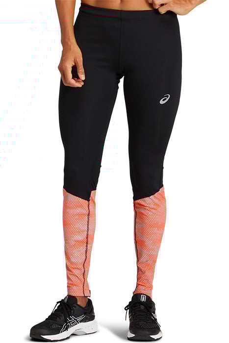 SPORT RFLC TIGHT PERFORMANCE BLACK/FLASH CORAL by ASICS
