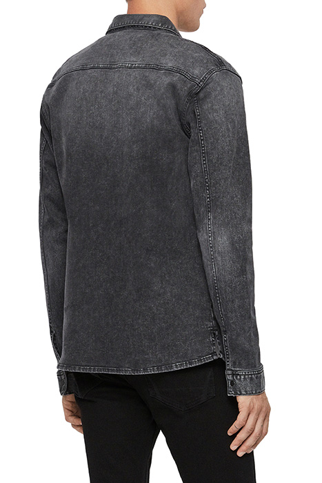 BISK SHIRT WASHED BLACK 4