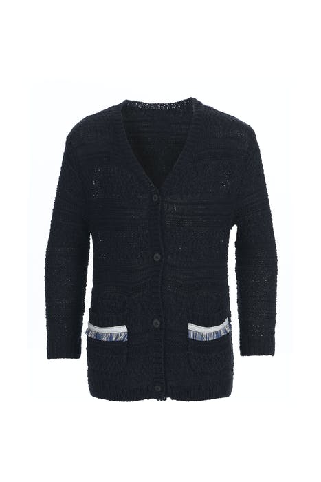 FANTASY KNIT CARDIGAN BLUE 9