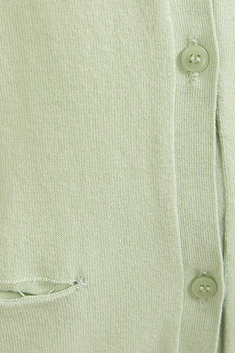 COTTON CARDIGAN GREEN 3