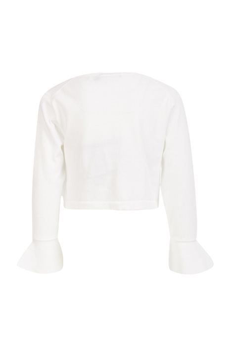 BOLERO WITH SEQUIN BOWS WHITE 4