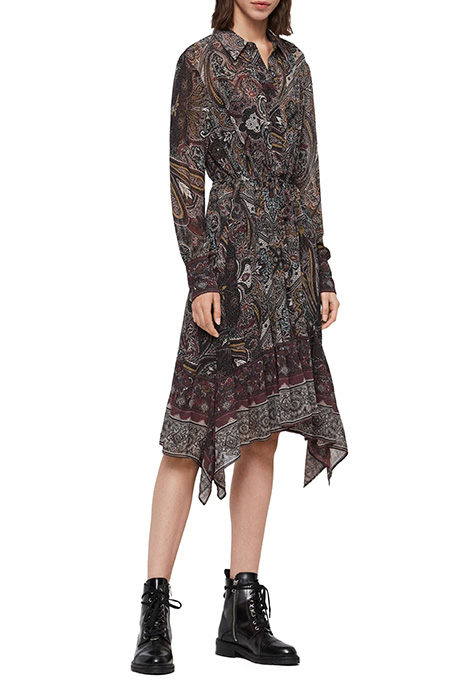 LIZZY SCARF DRESS PURPLE 3