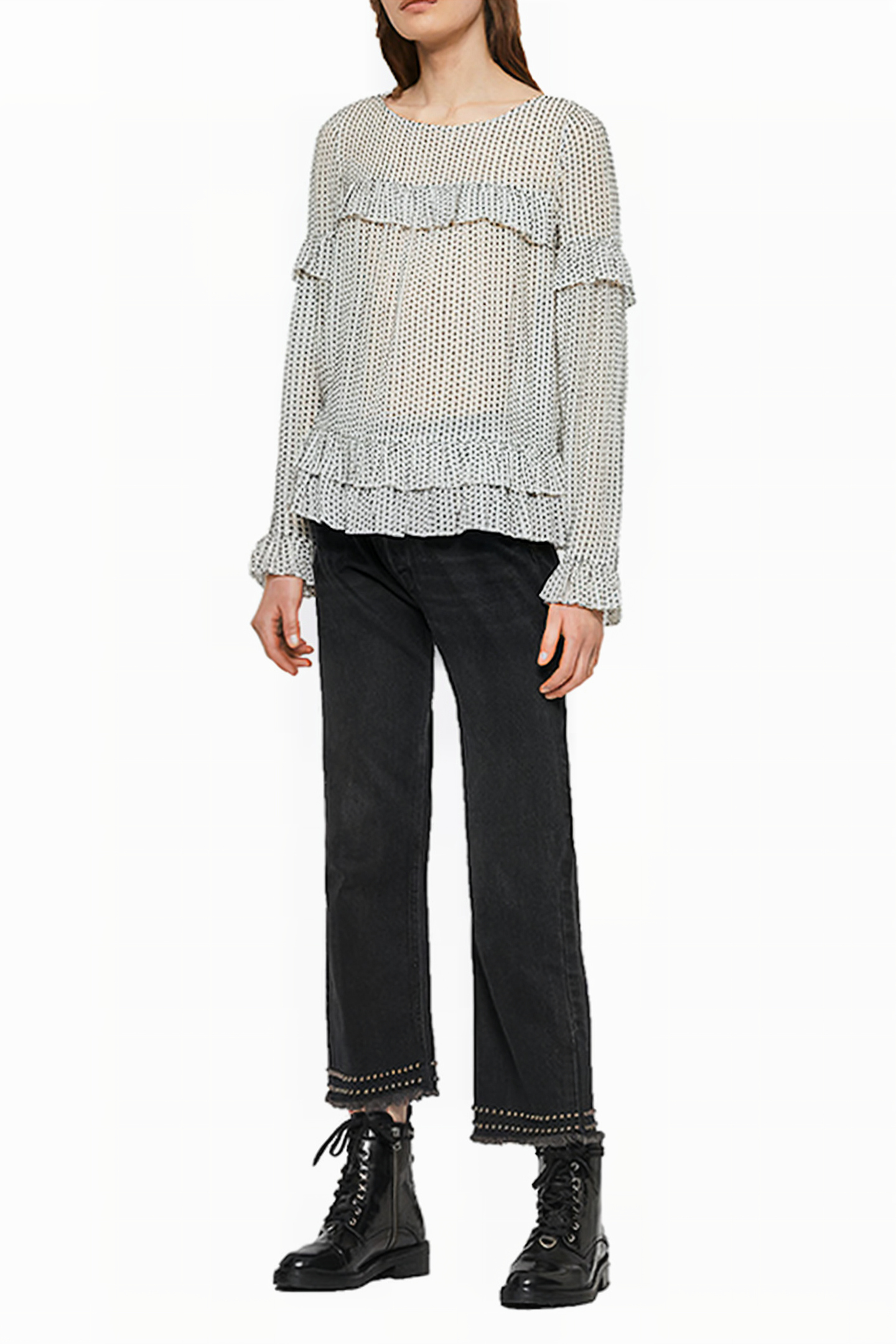 EVIA EMB TOP OYSTER WHITE 2